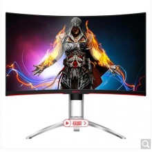 AOC AGON 愛攻II AG272QCX 27英寸 2K高清 144hz ΔE<3 1800R 吃雞 全接口游戲電競升降曲面顯示器 絕地求生