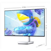 戴爾（DELL）S2718D 27英寸四面微邊框2K高分辨率HDR 愛眼不閃濾藍(lán)光IPS屏電腦顯示器 （Type-C 接口）