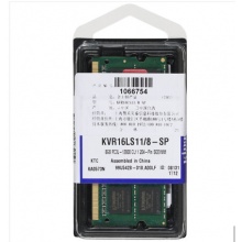 金士頓(Kingston)低電壓版 DDR3 1600 8GB 筆記本內(nèi)存