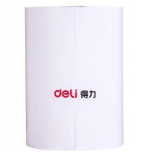 得力（deli）80mm*58mm熱敏收銀紙/收銀機(jī)打印紙/超市小票打印紙 28米/卷 2卷裝 3204