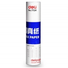 得力（deli）7724 熱敏傳真紙210mm*30y 1卷裝