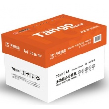 天章 (TANGO) 新橙天章A4 復(fù)印紙 70g 500張/包 5包/箱